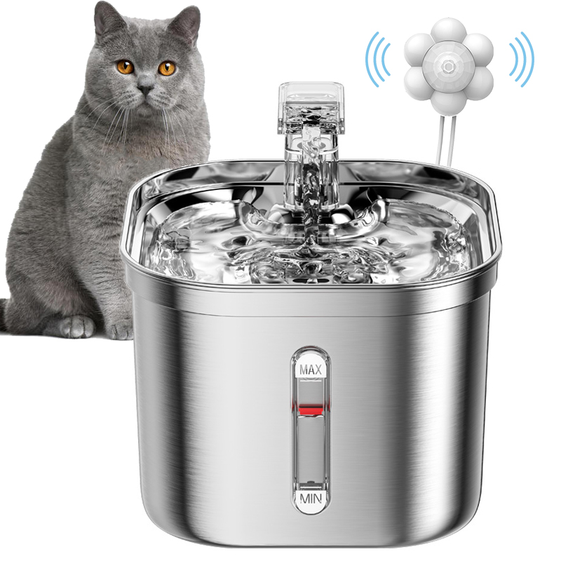 Pet Water Fountain Stainless Steel - Stainless Steel Cat Fountain With Water