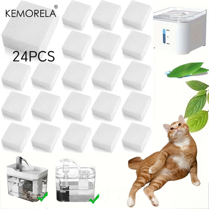 KEMORELA 8/16/24PCS Replacemen - огляд і ціна Pet Fountain Filter Replacement