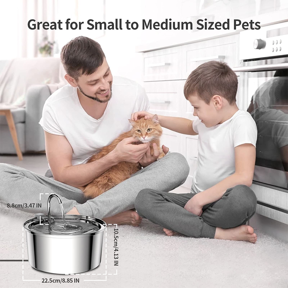 Stainless Steel Pet Water Feed - огляд і ціна Smart Pet Water Fountain Wifi