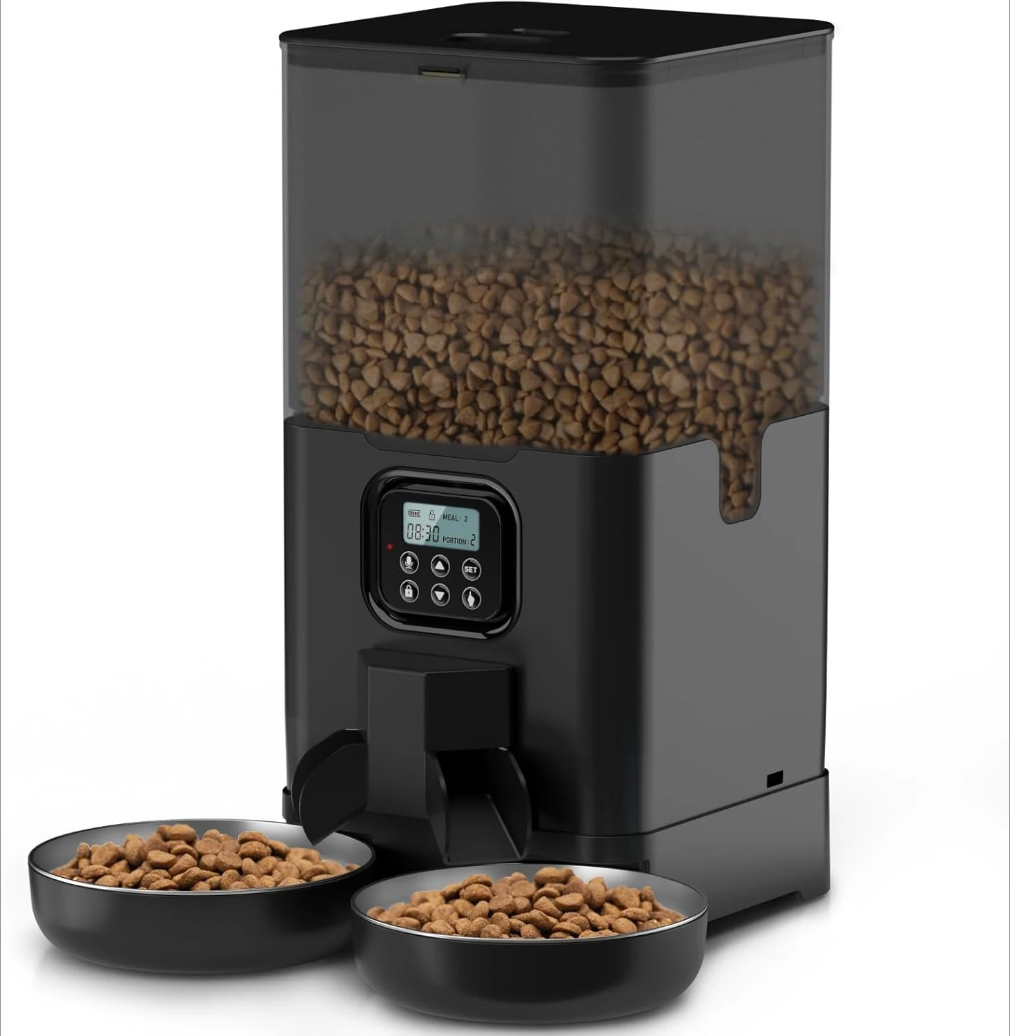 6L Automatic Cat Feeder for Tw - огляд і ціна Automatic Cat Feeder 6L Timed