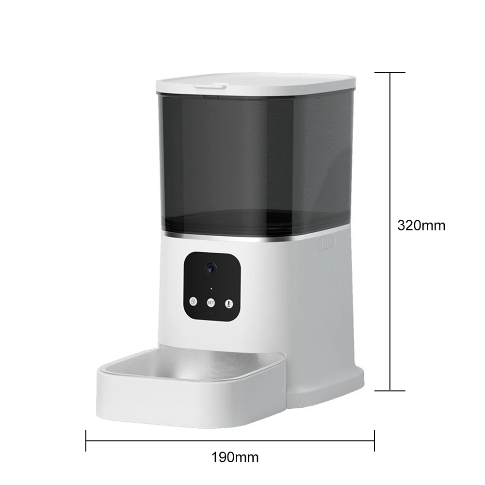Large 6L Automatic Pet Feeder  - огляд і ціна Automatic Cat Feeder 6L Timed