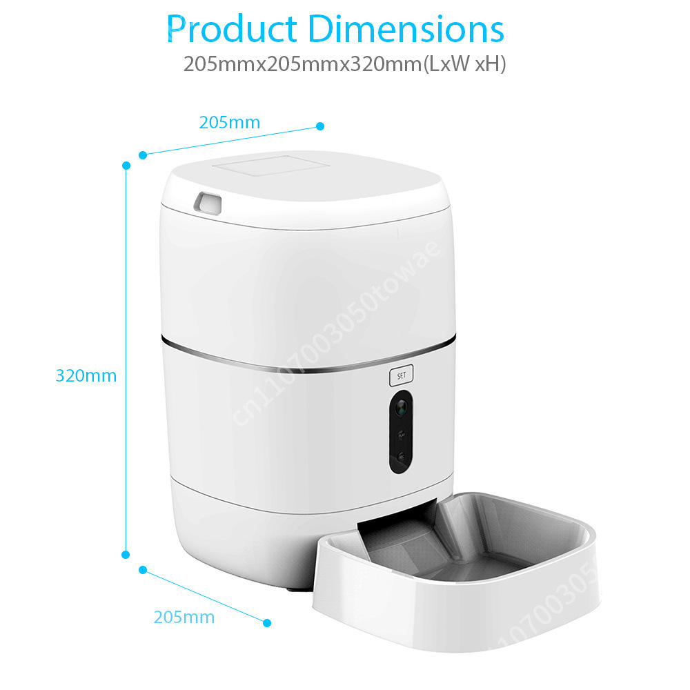 1080P Camera Tuya Smart Wifi A - огляд і ціна Automatic Cat Feeder 6L Timed