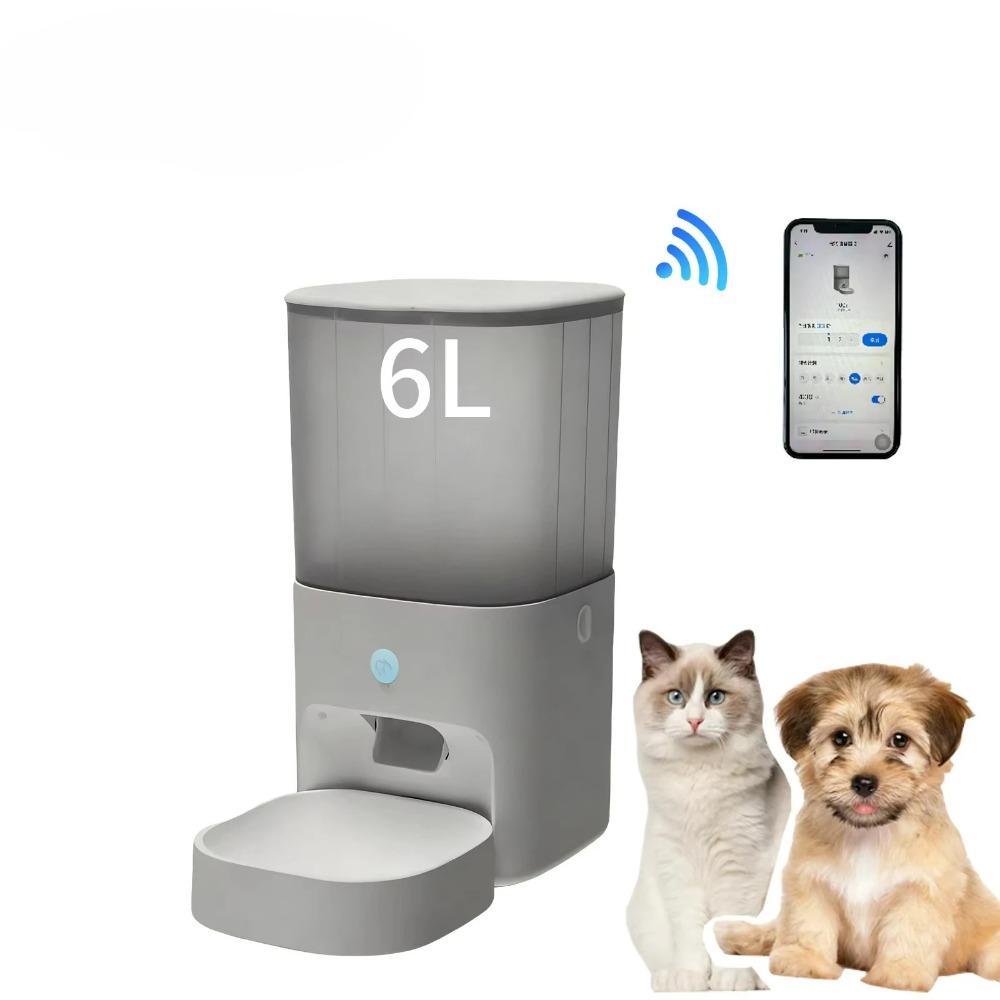 6L Automatic Timed Feeder Pet  - огляд і ціна Automatic Cat Feeder 6L Timed