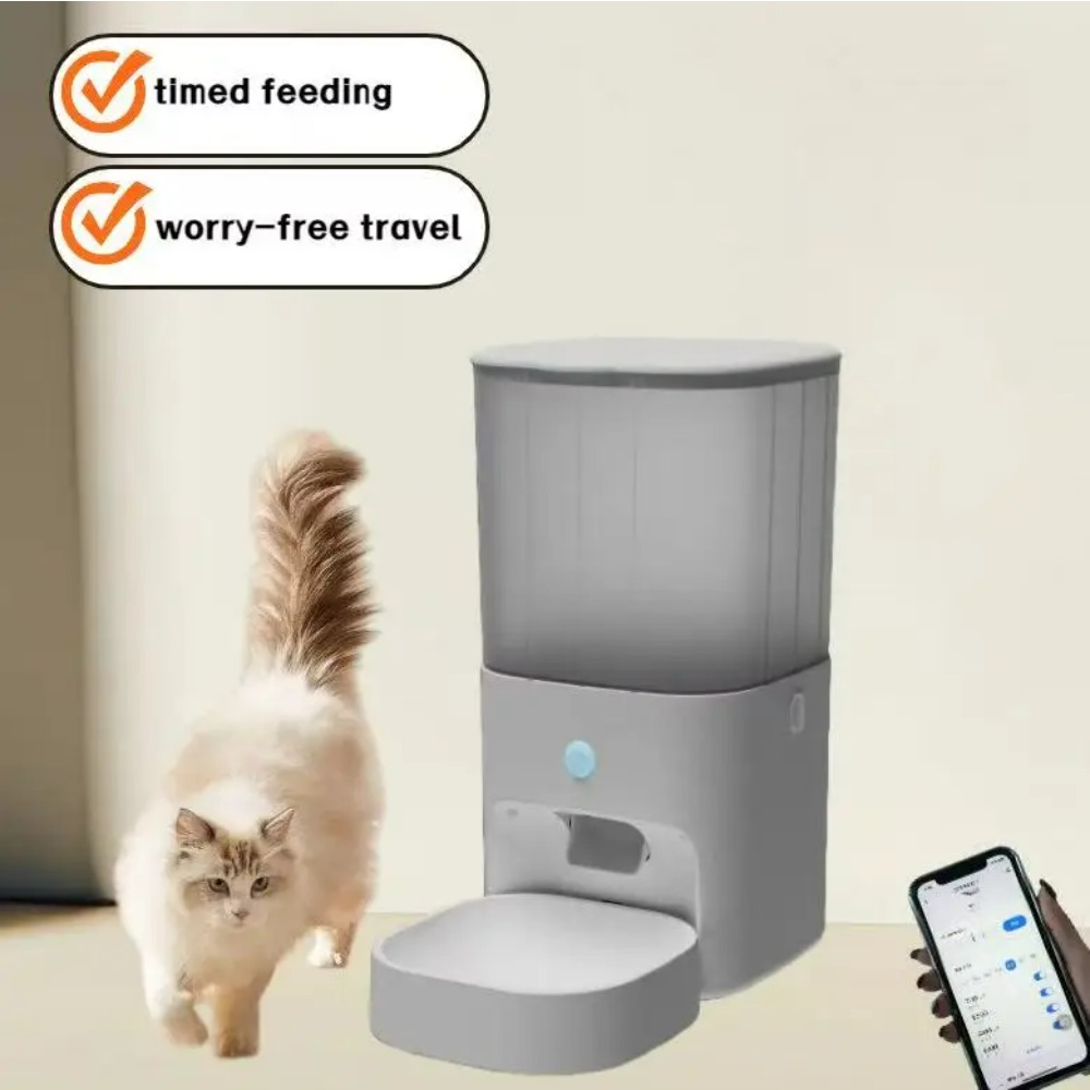6L Automatic Timed Feeder Pet  - огляд і ціна Automatic Cat Feeder 6L Timed