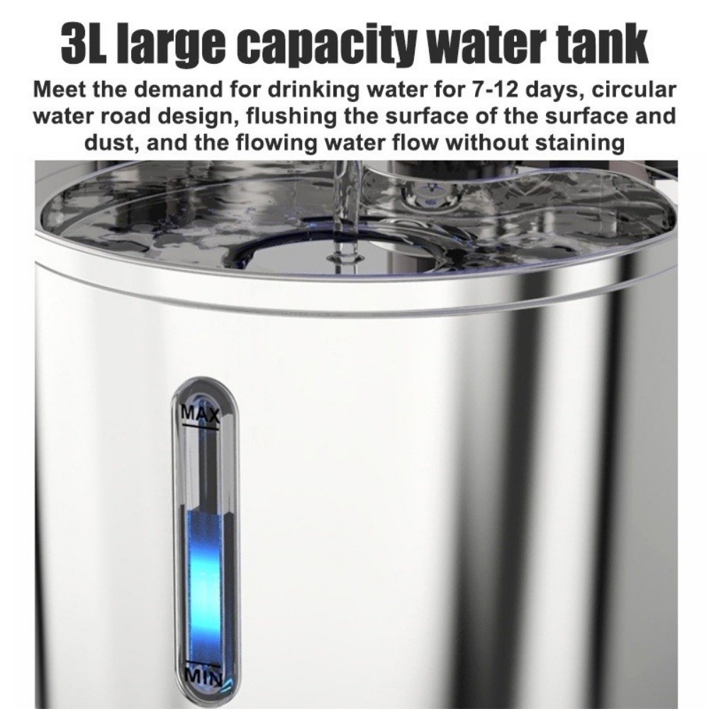 New 3L Pet Water Fountain Larg - огляд і ціна Automatic Cat Water Dispenser 3L
