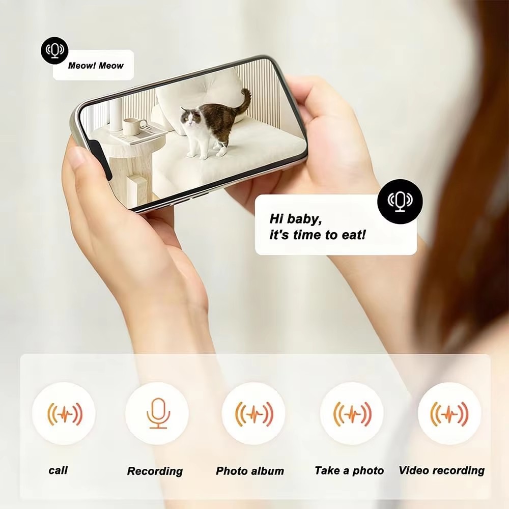 Smart Eco-Friendly Pet Feeder  - огляд і ціна Pet Feeder App Control Portion