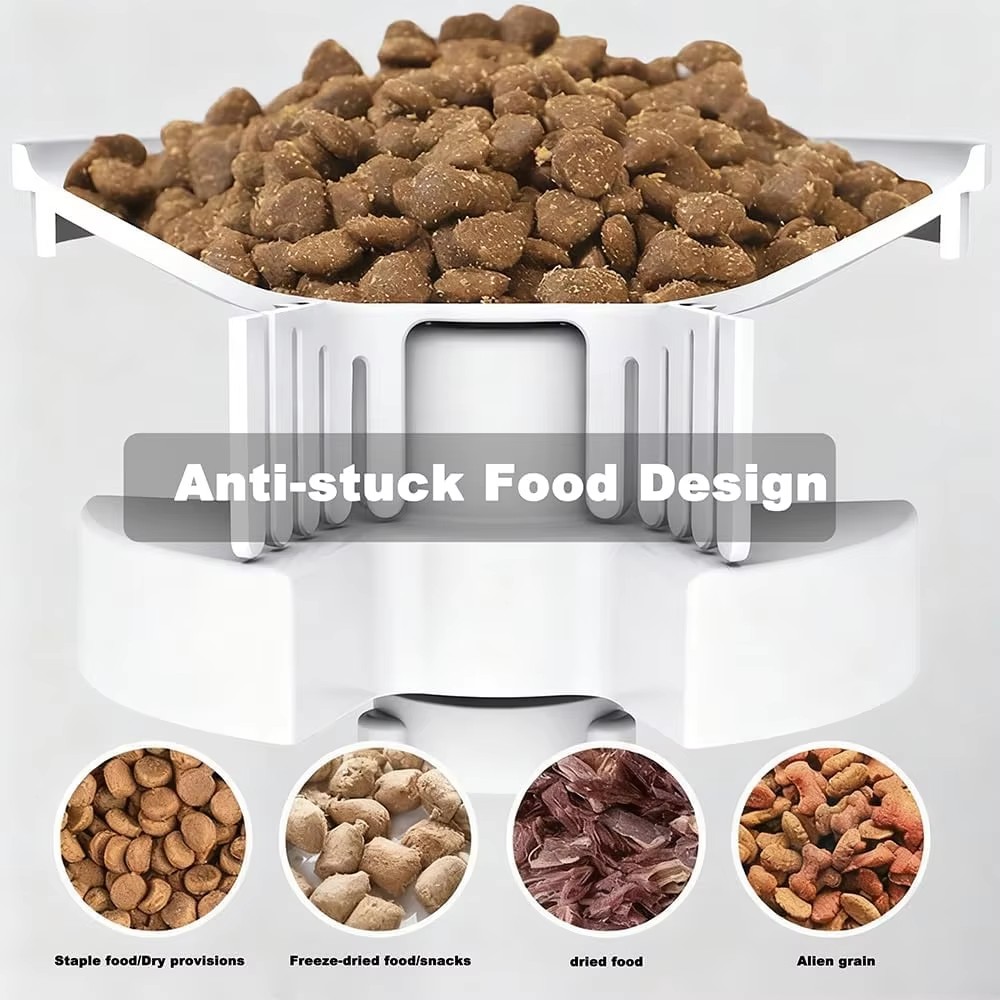 Smart Eco-Friendly Pet Feeder  - огляд і ціна Pet Feeder App Control Portion