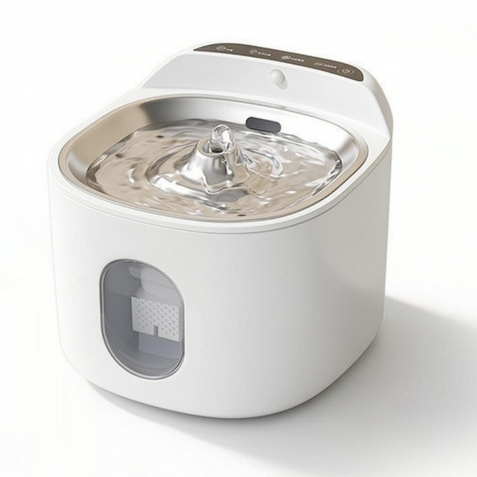 Rechargeable Automatic Drinkin - огляд і ціна Pet Water Fountain Stainless Steel