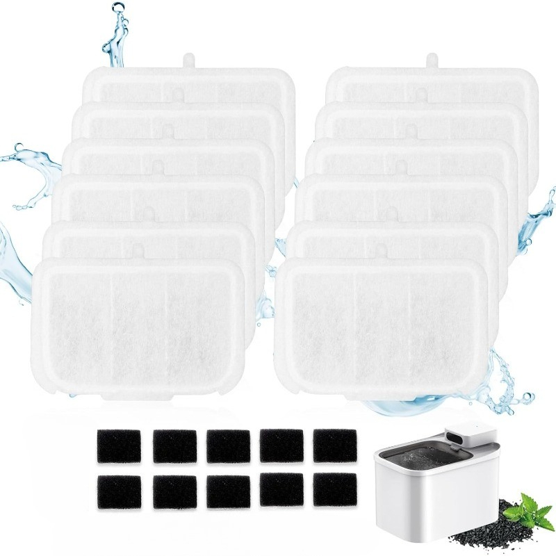 12 PCS Upgraded Pet Cat Kit Wa - огляд і ціна Automatic Cat Water Dispenser 3L