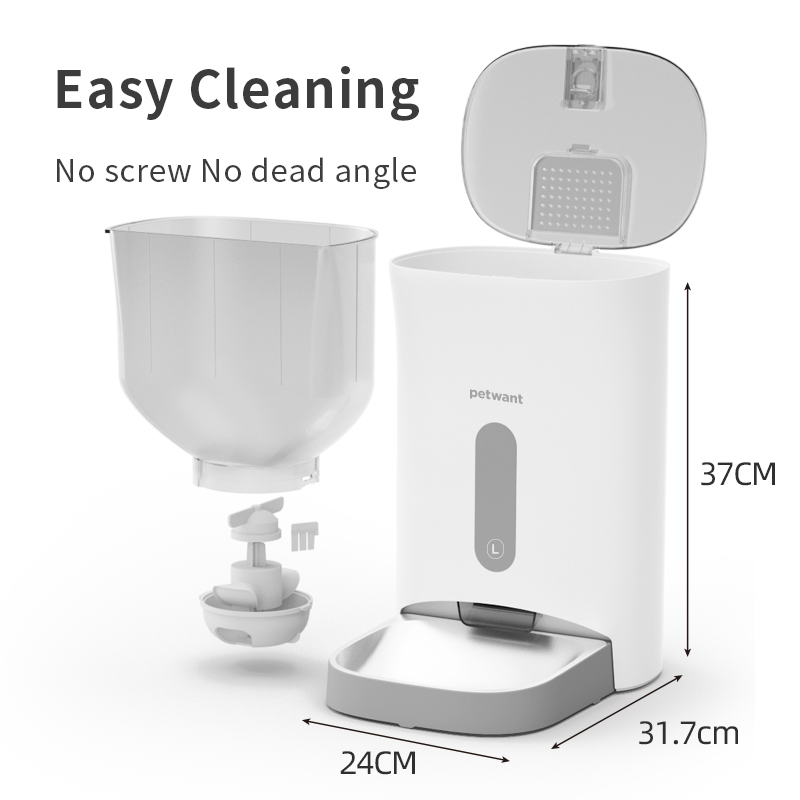 Petwant 4.5L Smart Pet Feeder  - огляд і ціна Smart Pet Feeder Camera Wifi