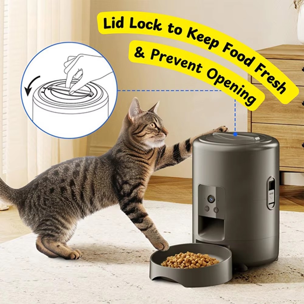 Wi-Fi Smart Portable Battery-P - огляд і ціна Pet Feeder App Control Portion