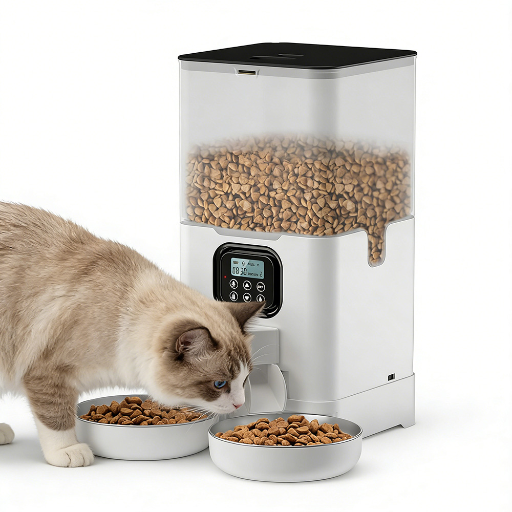 6L Automatic Smart Pet Feeder  - огляд і ціна Automatic Cat Feeder 6L Timed