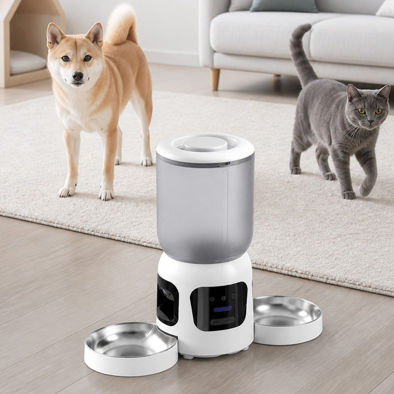 Automatic Smart Pet Feeder Dou - огляд і ціна Pet Feeder App Control Portion