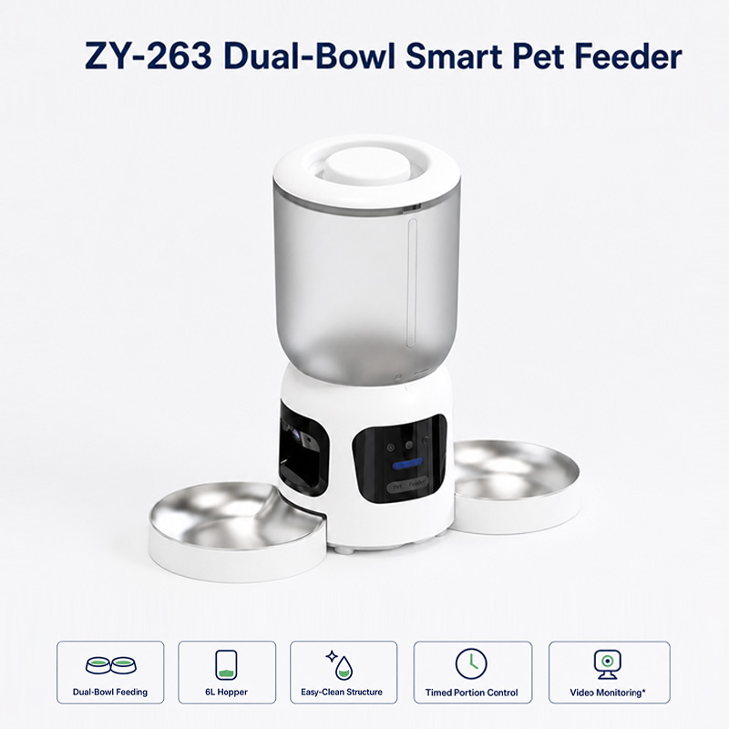 Automatic Smart Pet Feeder Dou - огляд і ціна Pet Feeder App Control Portion