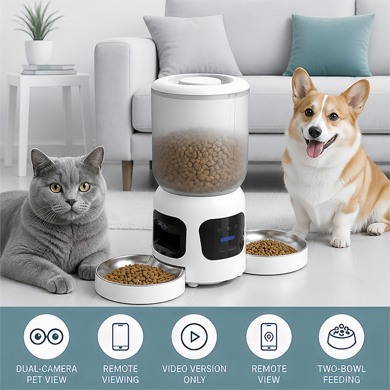 Automatic Smart Pet Feeder Dou - огляд і ціна Pet Feeder App Control Portion
