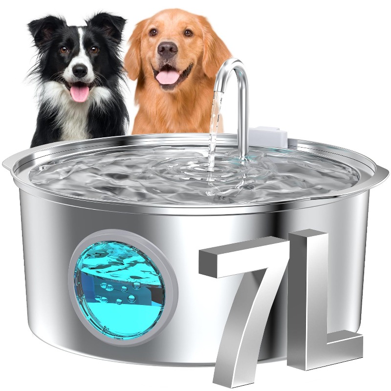 Stainless Steel Pet Water Foun - огляд і ціна Dog Water Fountain Large