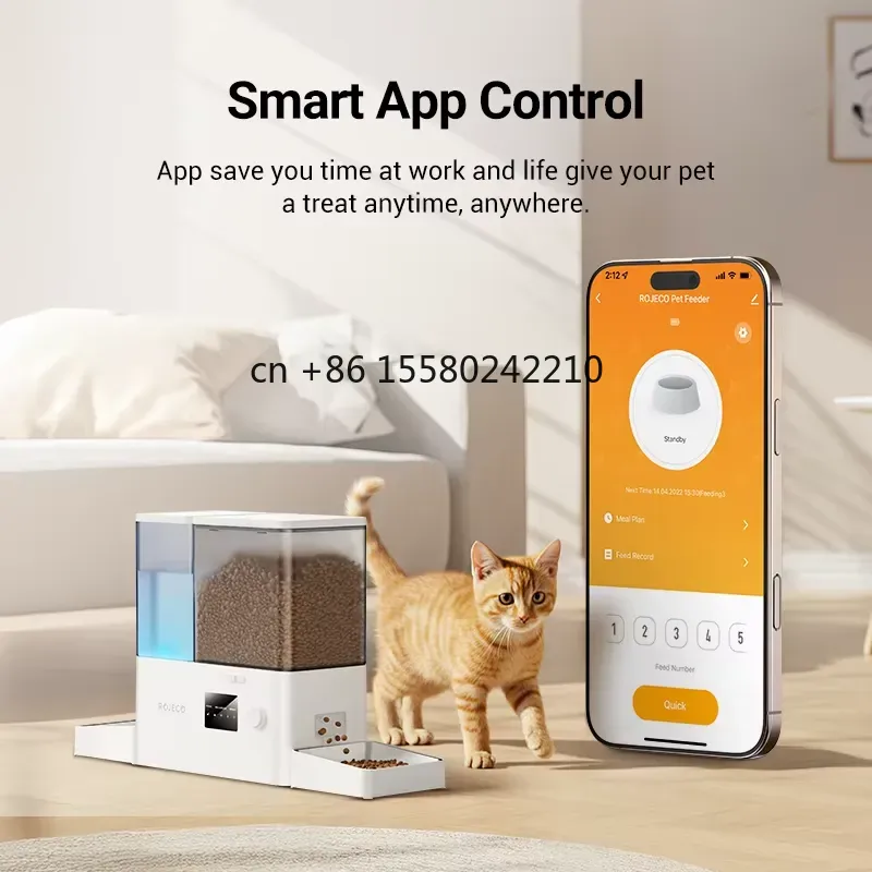 ROJECO 8.5L Automatic Pet Feed - огляд і ціна Smart Pet Water Fountain Wifi