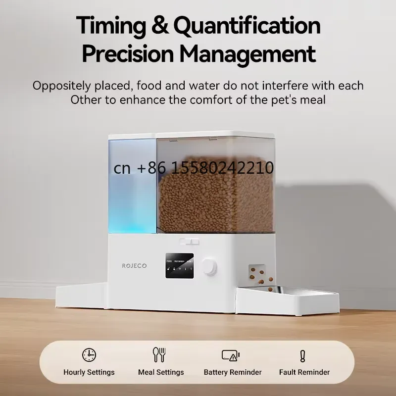ROJECO 8.5L Automatic Pet Feed - огляд і ціна Smart Pet Water Fountain Wifi