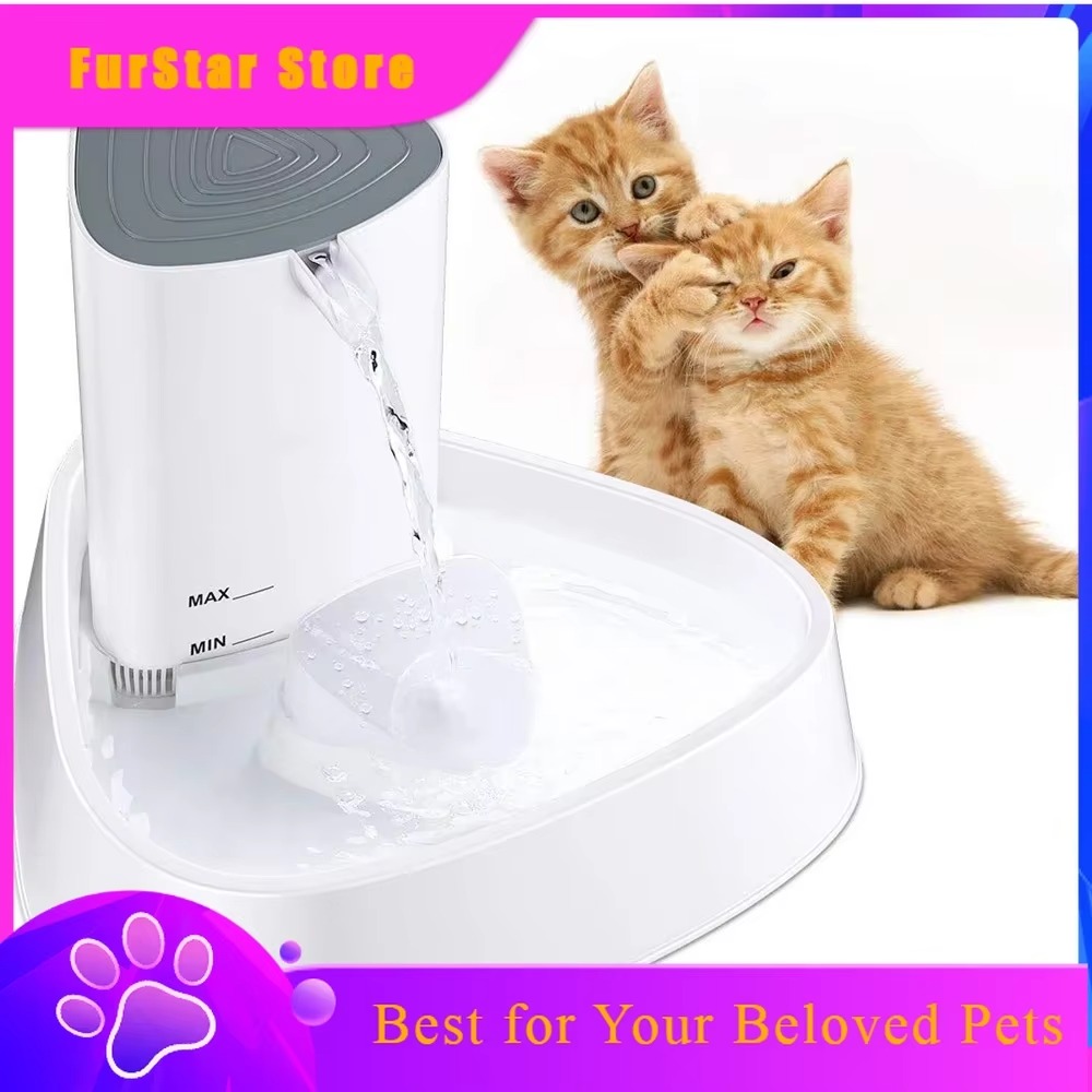 FurStarELSPET Cat Fountain 1.5 - огляд і ціна Automatic Cat Water Dispenser 3L