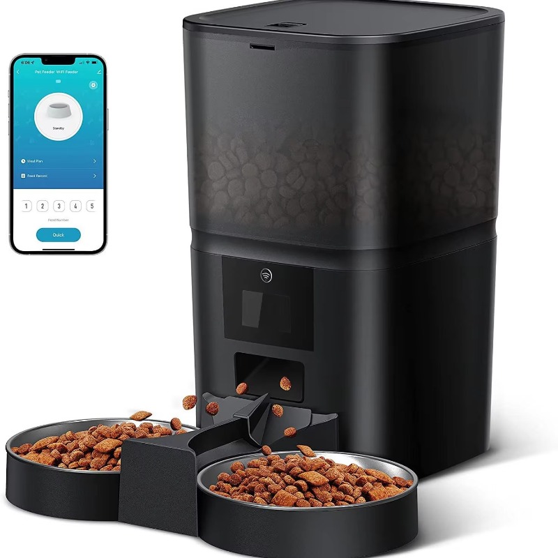Automatic Smart Plastic Love F - огляд і ціна Automatic Cat Feeder 6L Timed