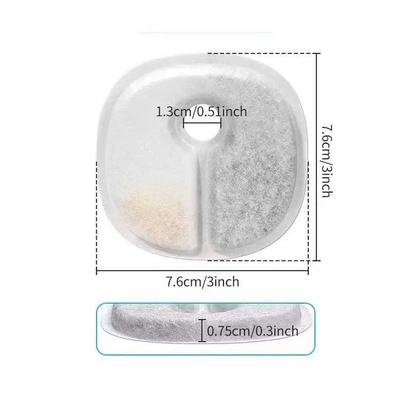 Replacement Refill Filters for - огляд і ціна Pet Fountain Filter Replacement