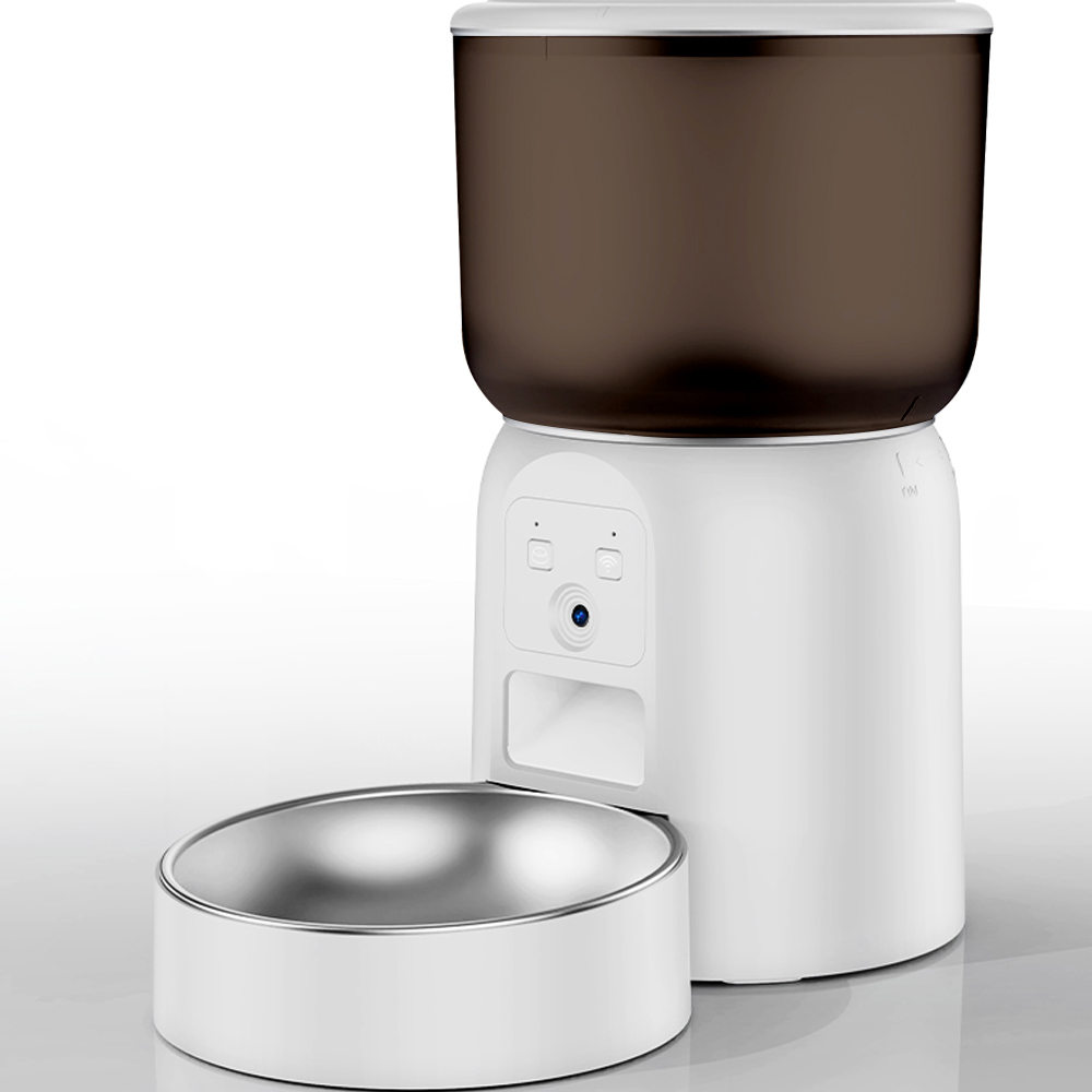 3L Stainless Steel Pet Feeder  - огляд і ціна Smart Pet Feeder Camera Wifi
