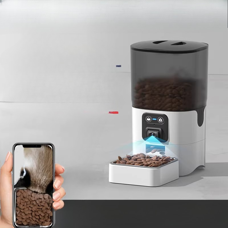Pet Feeder Automatic with Came - огляд і ціна Automatic Cat Feeder 6L Timed