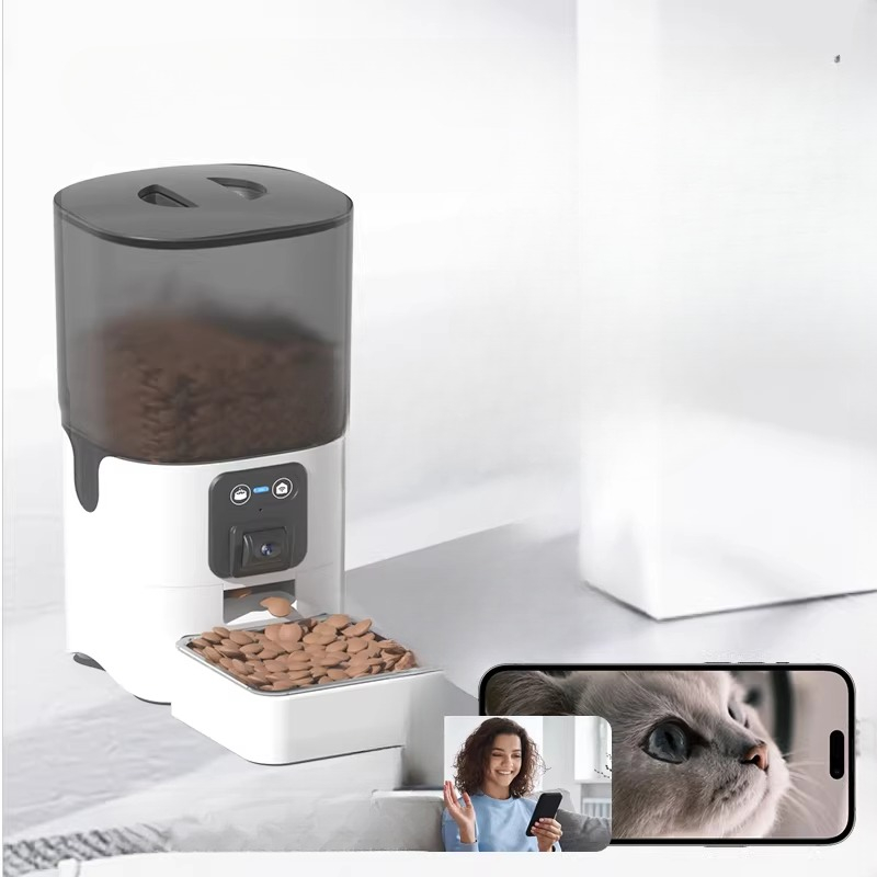 Pet Feeder Automatic with Came - огляд і ціна Automatic Cat Feeder 6L Timed