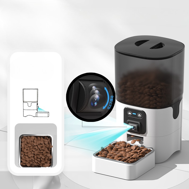 Pet Feeder Automatic with Came - огляд і ціна Automatic Cat Feeder 6L Timed
