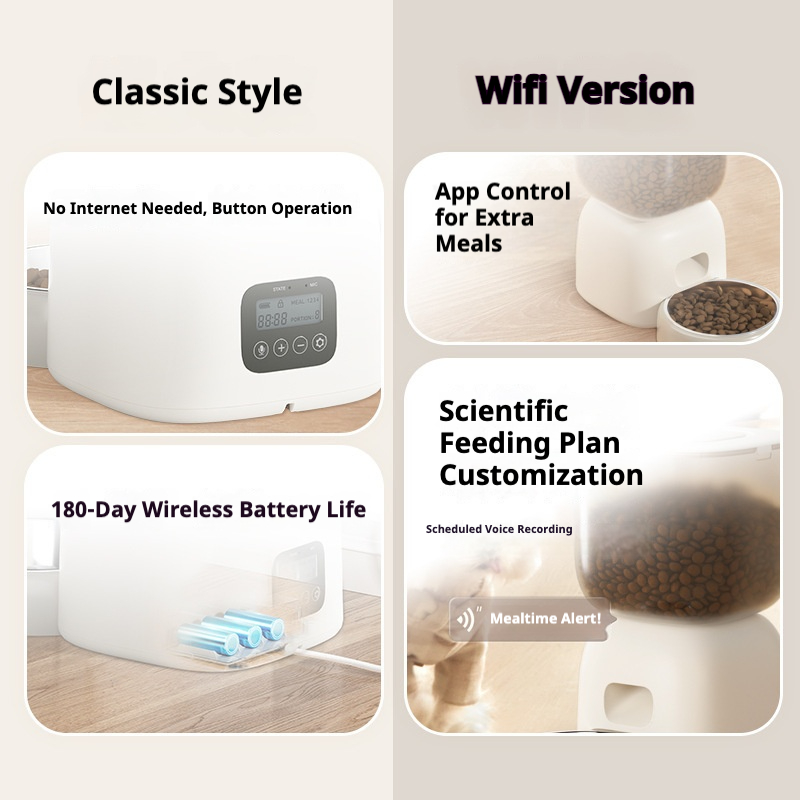 Smart WiFi Automatic Pet Feede - огляд і ціна Smart Pet Water Fountain Wifi