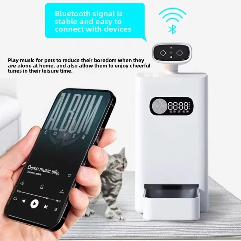 FurStarAutomatic Pet Feeder Wi - огляд і ціна Smart Pet Feeder Camera Wifi