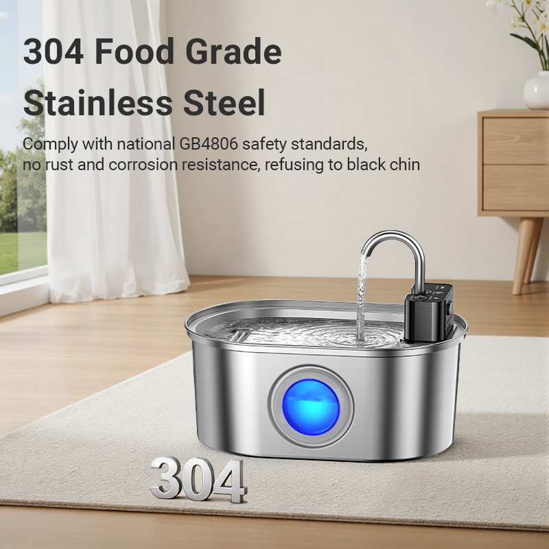 ROJECO Stainless Steel Cat Wat - огляд і ціна Smart Pet Water Fountain Wifi