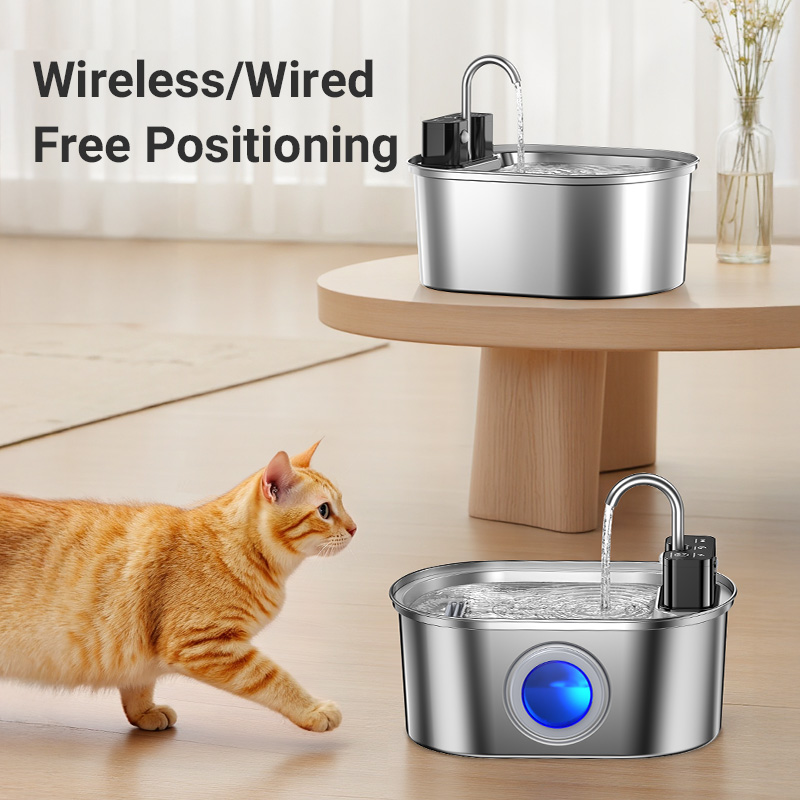 ROJECO Stainless Steel Cat Wat - огляд і ціна Smart Pet Water Fountain Wifi