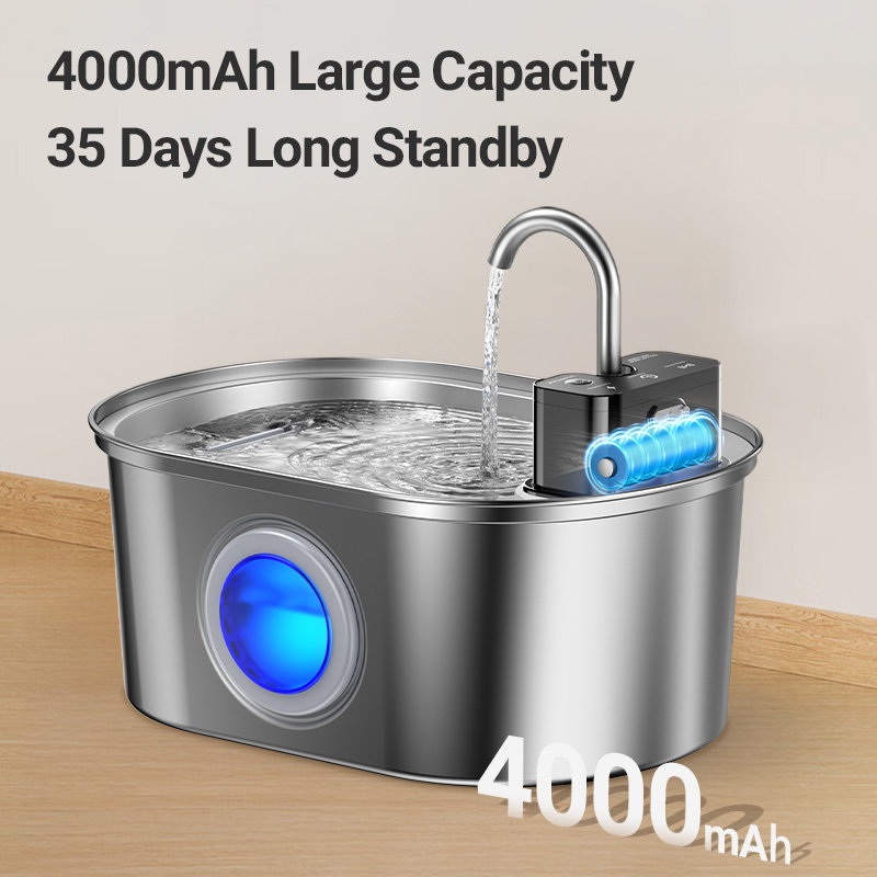 ROJECO Stainless Steel Cat Wat - огляд і ціна Smart Pet Water Fountain Wifi