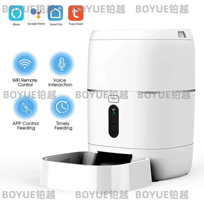 for RSH 1080P Camera Tuya Smar - огляд і ціна Automatic Cat Feeder 6L Timed