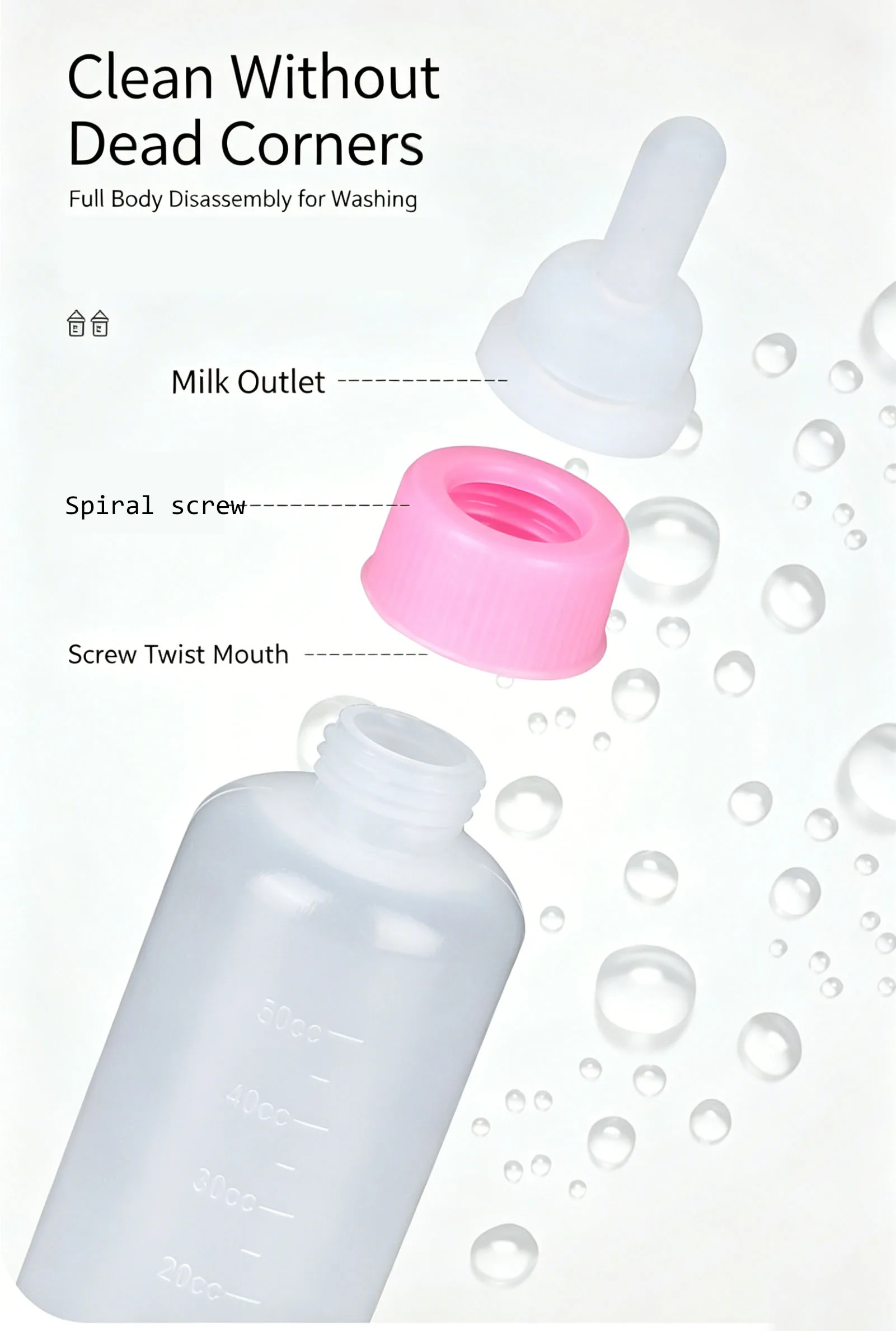 Pet Milk Bottle Feeding Set Fo - огляд і ціна Pet Fountain Cleaning Kit