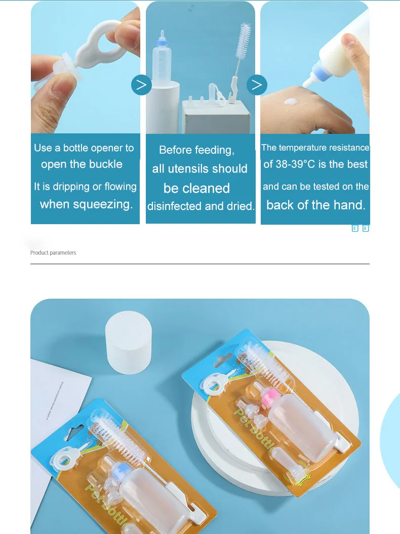 Pet Milk Bottle Feeding Set Fo - огляд і ціна Pet Fountain Cleaning Kit