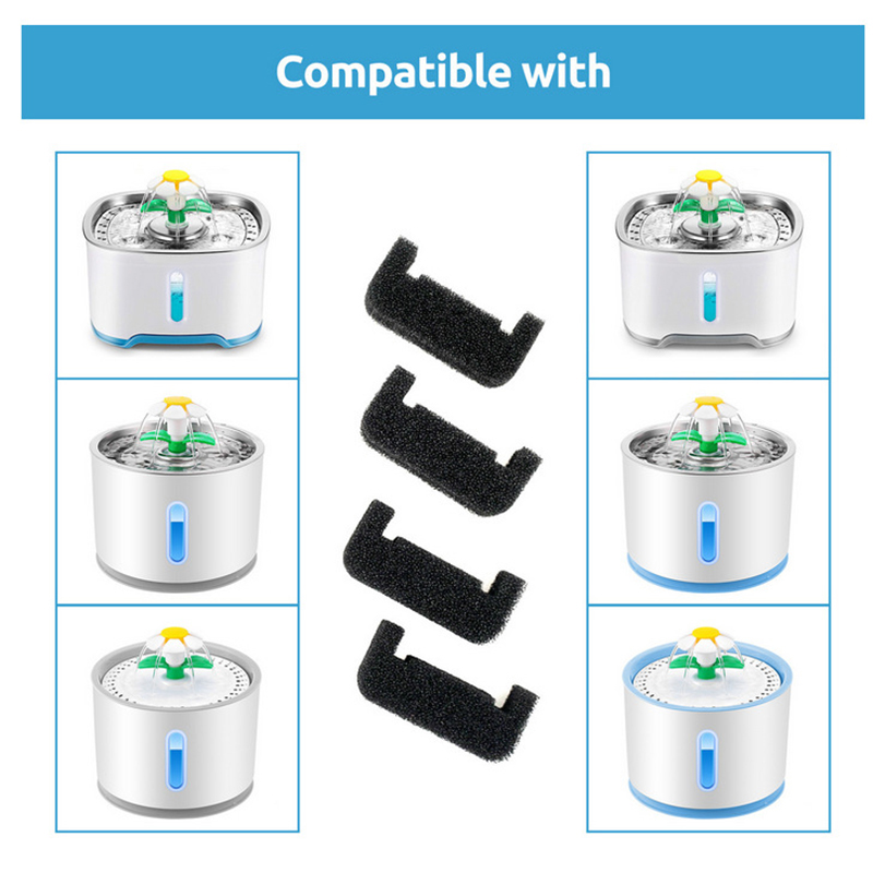 1/4Pc Sponge Filter for Cat Wa - огляд і ціна Pet Fountain Filter Replacement