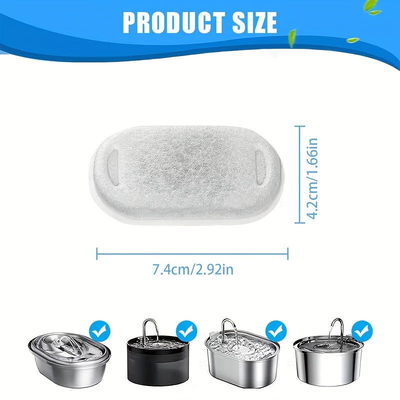 12pcs/24pcs Cat Water Dispense - огляд і ціна Pet Fountain Filter Replacement