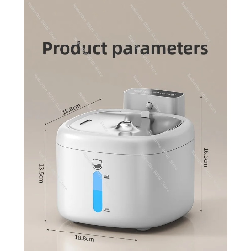 Smart Pet Water Fountain Autom - огляд і ціна Wireless Pet Water Fountain Battery