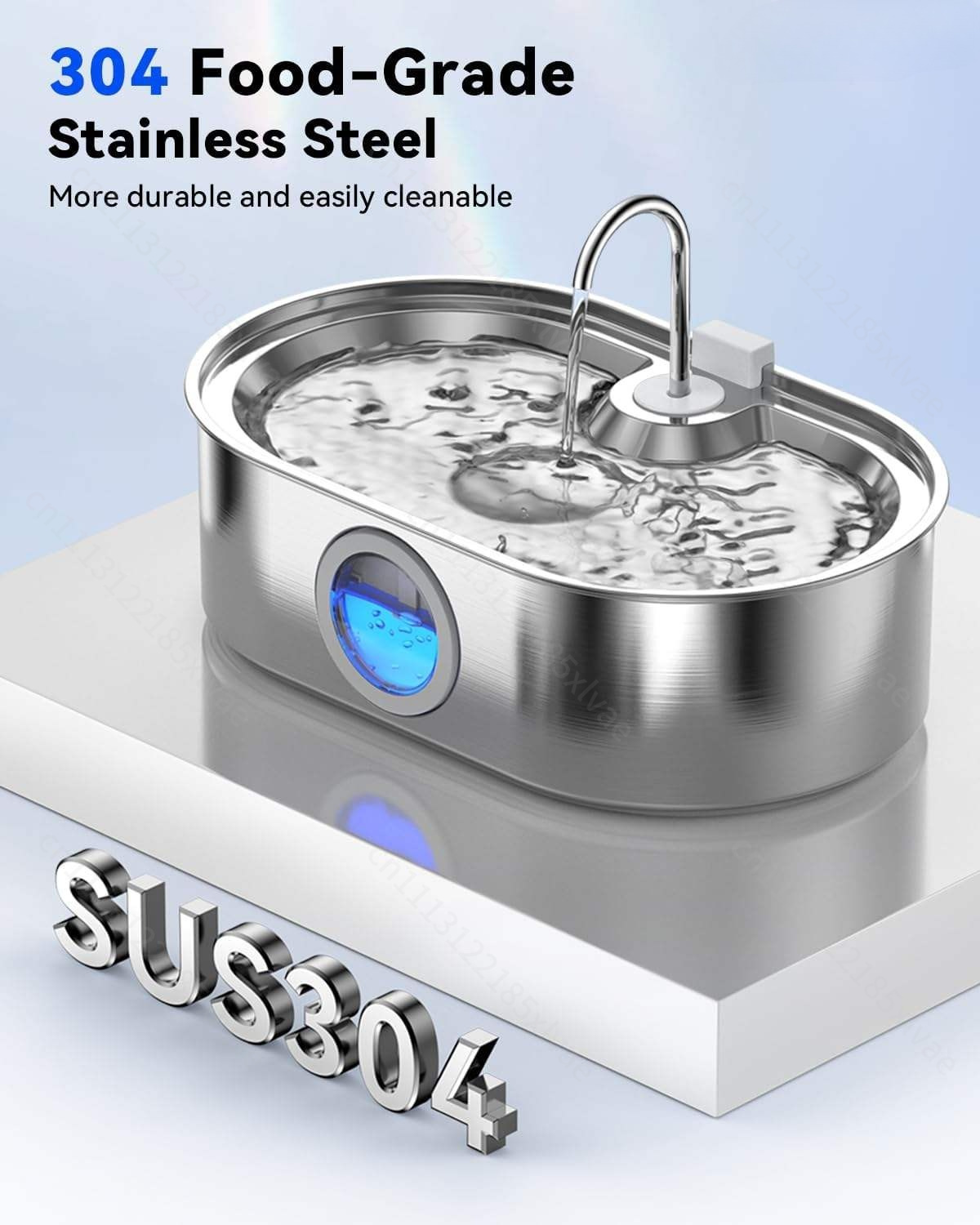 13L Stainless Steel Automatic  - огляд і ціна Dog Water Fountain Large