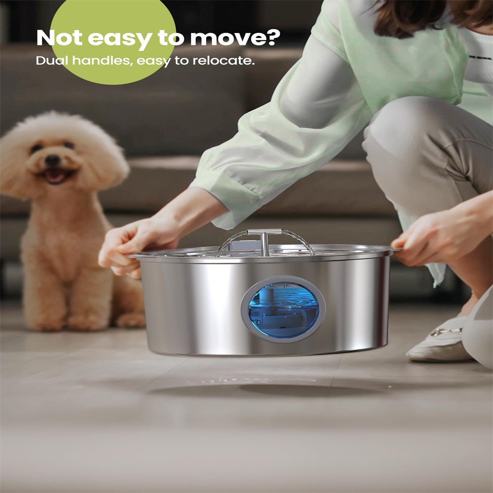 7L Large Capacity Stainless st - огляд і ціна Dog Water Fountain Large