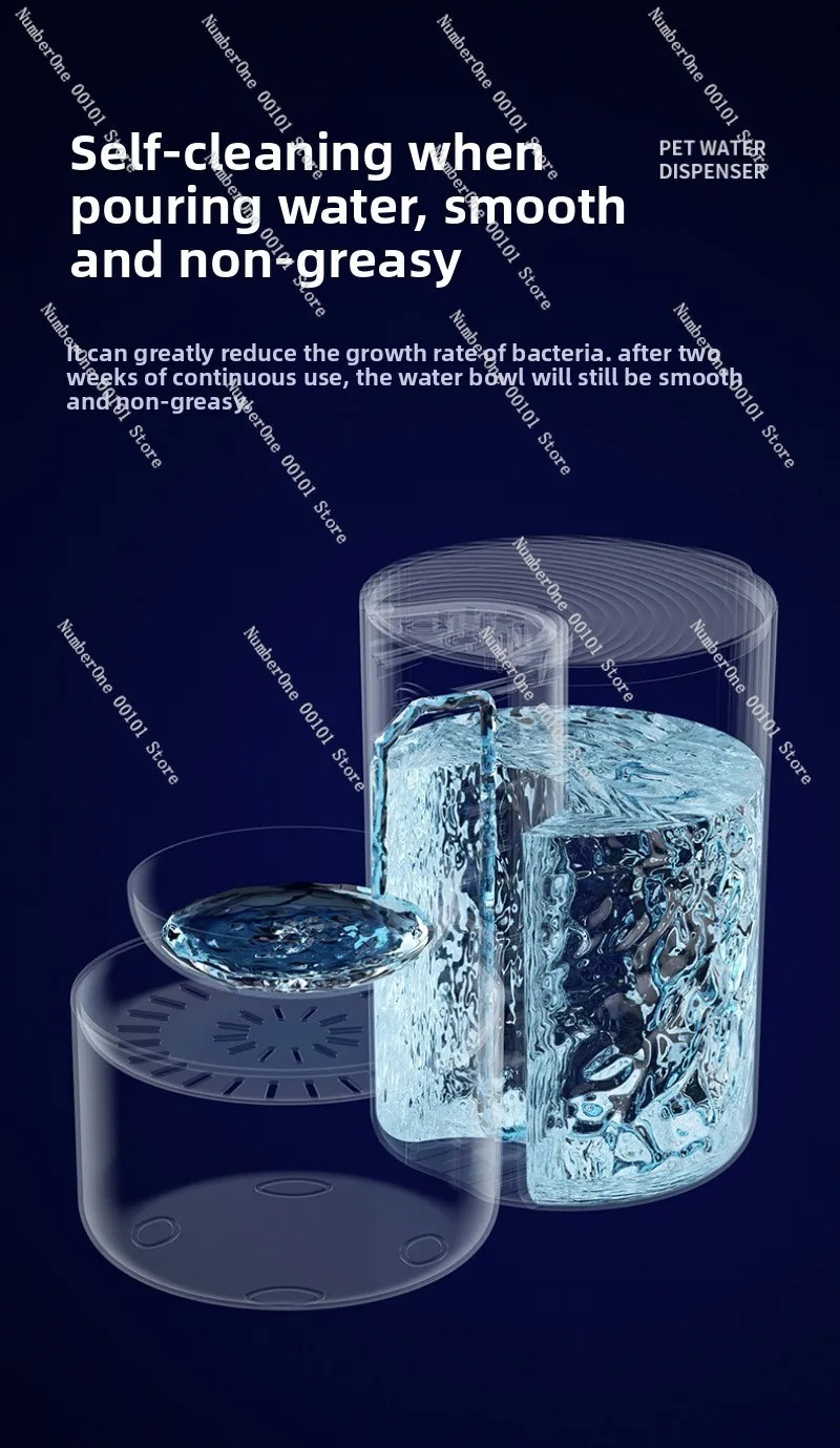 Smart Pet Water Fountain 3L, F - огляд і ціна Automatic Cat Water Dispenser 3L