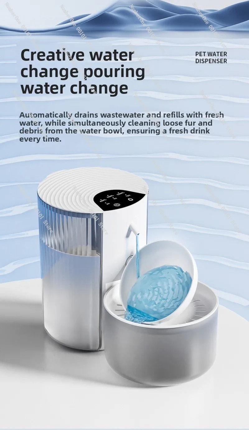 Smart Pet Water Fountain 3L, F - огляд і ціна Automatic Cat Water Dispenser 3L