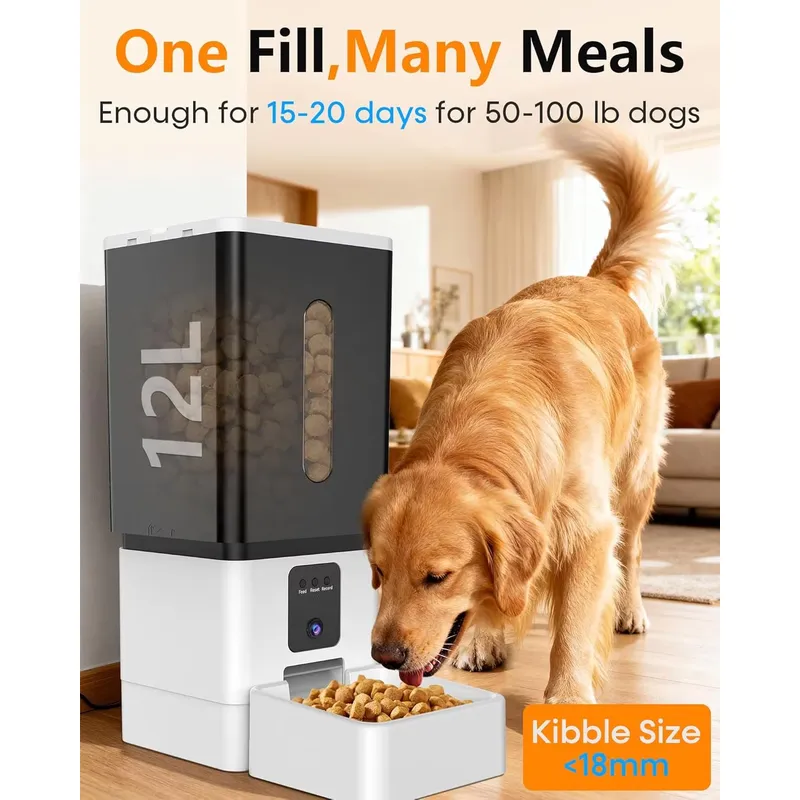 12L Automatic Wifi Pet Food Di - огляд і ціна Pet Feeder App Control Portion