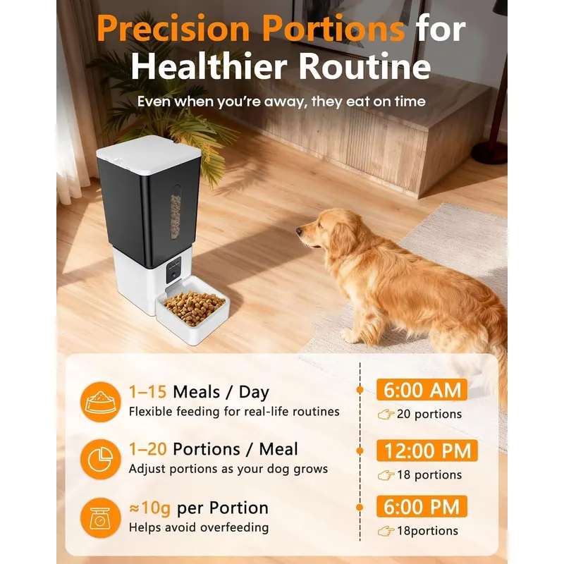 12L Automatic Wifi Pet Food Di - огляд і ціна Pet Feeder App Control Portion