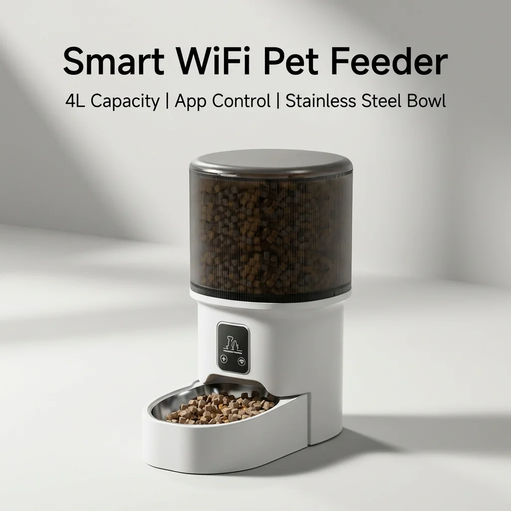 Smart Automatic Pet Feeder WiF - огляд і ціна Pet Feeder App Control Portion