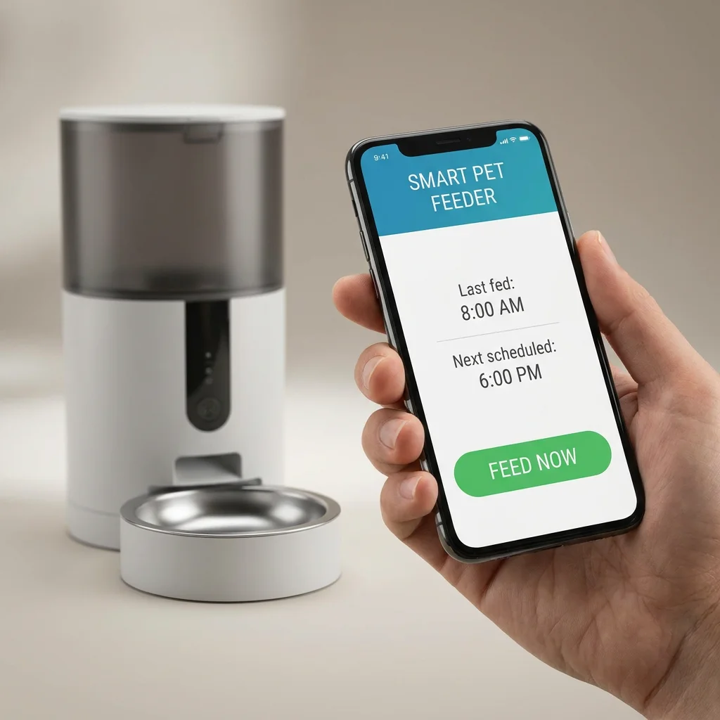 Smart Automatic Pet Feeder WiF - огляд і ціна Pet Feeder App Control Portion