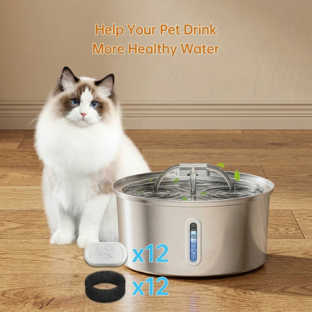 Cat Water Fountain Filter 12 P - огляд і ціна Pet Fountain Filter Replacement