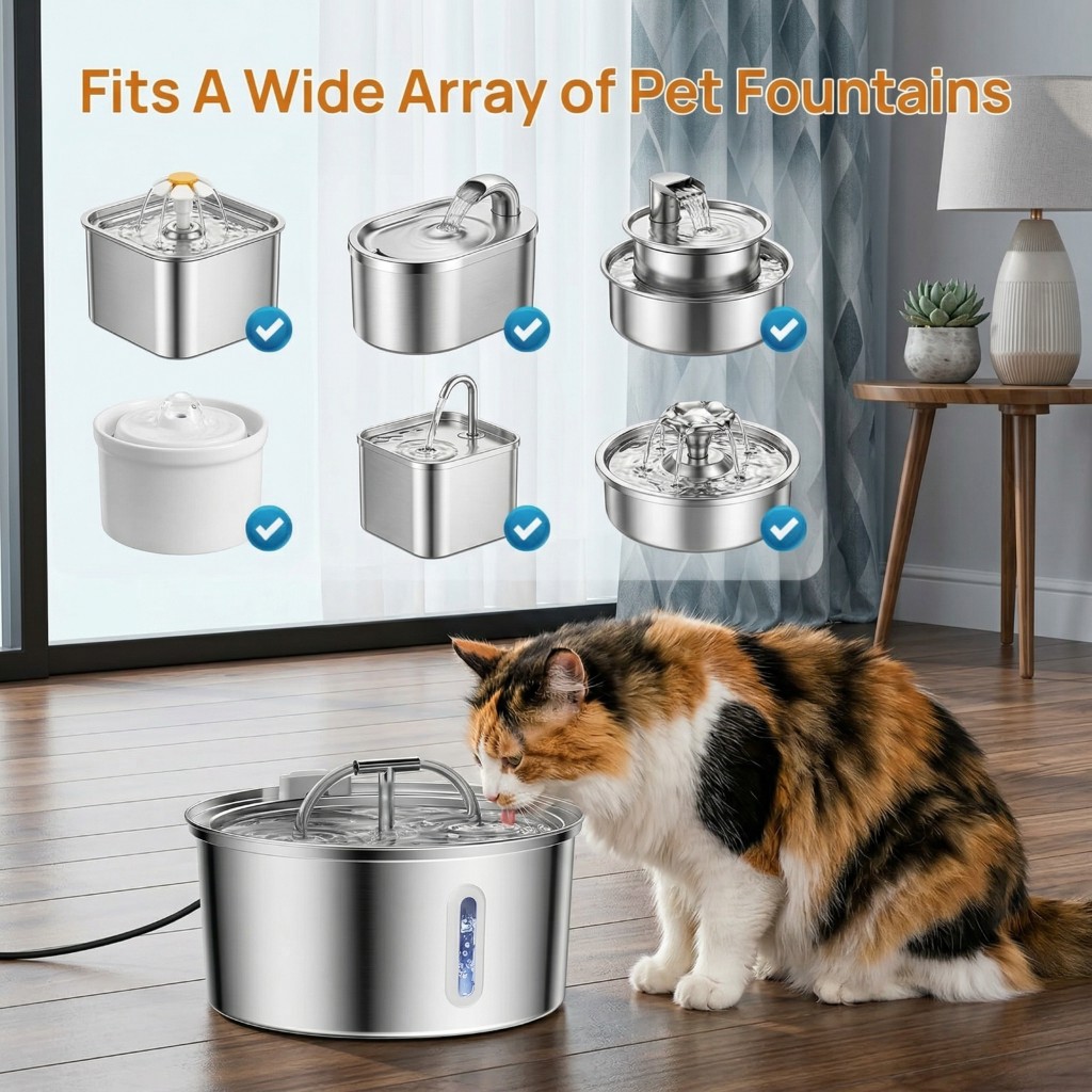 Cat Water Fountain Filter 12 P - огляд і ціна Pet Fountain Filter Replacement
